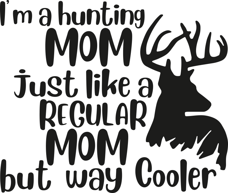 Hunting mom wall decal - TenStickers