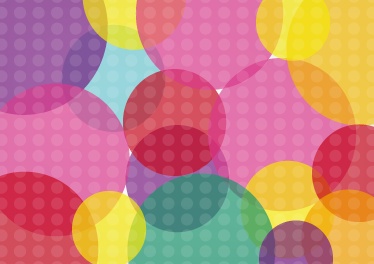 çok renkli daireler laptop sticker - TenStickers