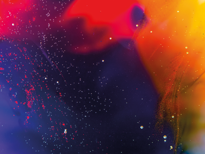 Autocolantes para móveis Multicolor abstrato - TenStickers