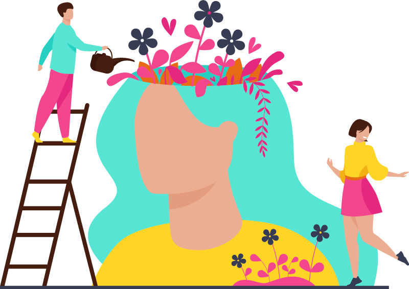 Utvisning av ideer kontor klistremerke - Tenstickers