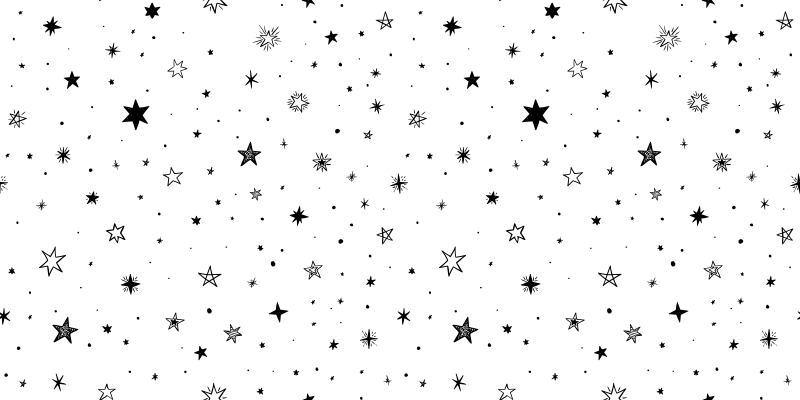 Klebefolie Möbel Kallax sterne - TenStickers