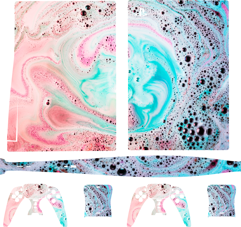 PS4 soapy effect Playstation 5 stickers - TenStickers