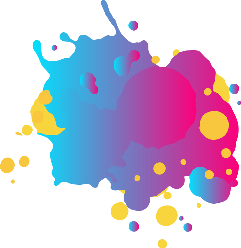 Vinilo arte Explosión de salpicadura - TenVinilo