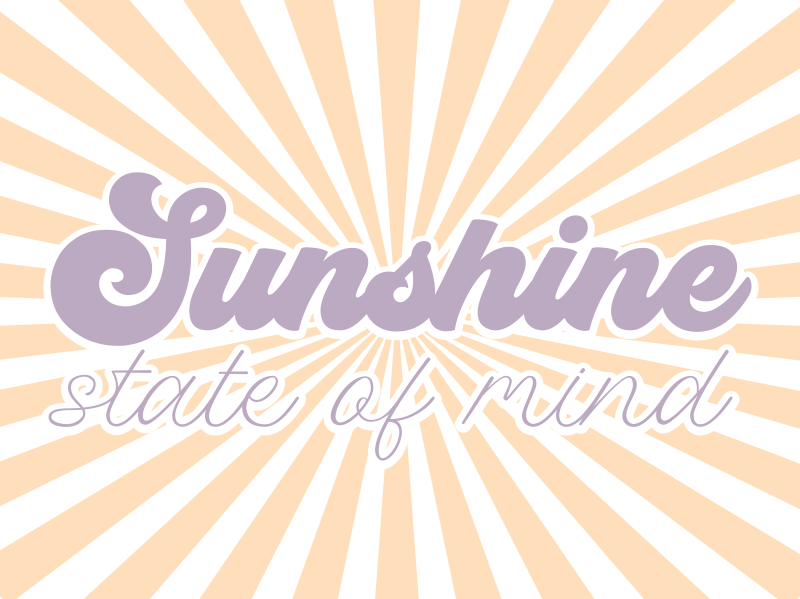 Sunshine state of mind laptop skins - TenStickers