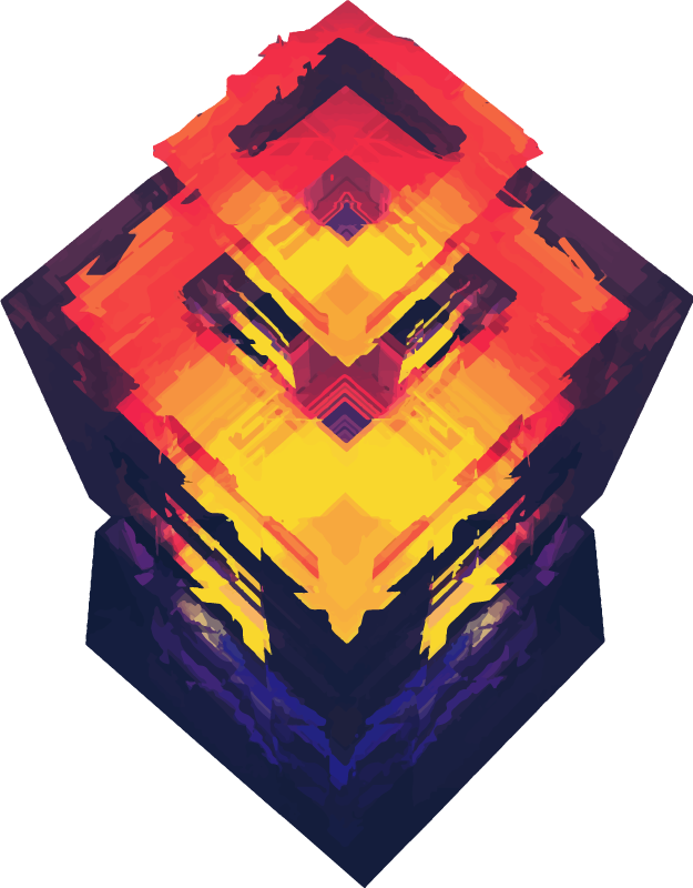 Vinil videojogo Torre de jogos laranja - TenStickers