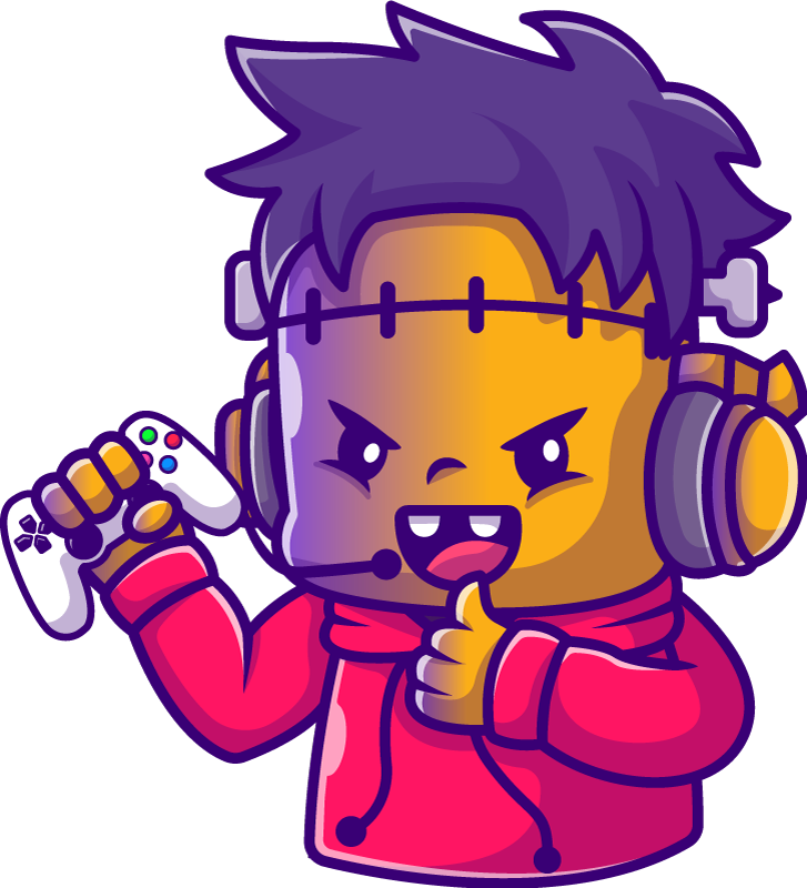 Vinilo videojuego de zombie gamer - TenVinilo