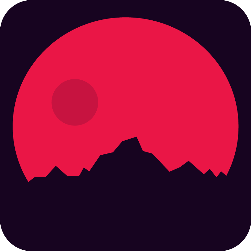 Sticker Jeu Video Jeu de montagne et de lune - TenStickers