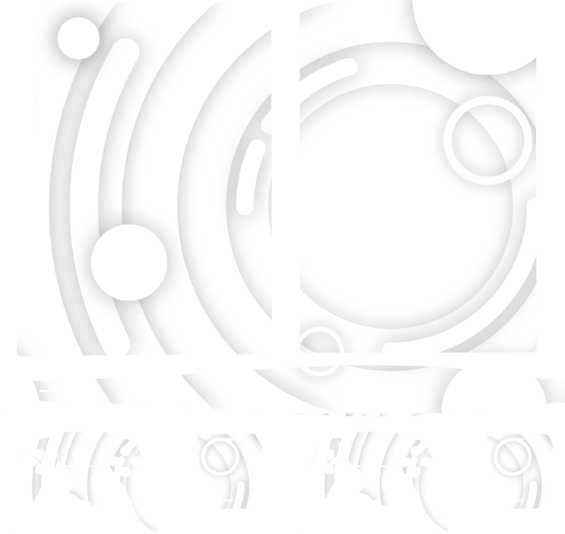 Bijeli krug apstraktne naljepnice ps5 - TenStickers