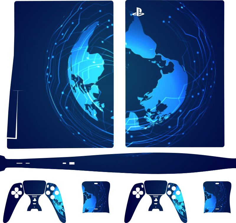 グローバルテクノロジーps5デカール - TENSTICKERS