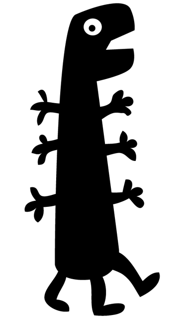 Sticker enfant monstre neuf pattes - TenStickers