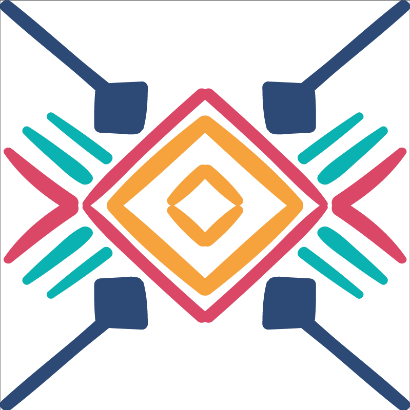 70-talls vinylfliser med mønsterfliser - Tenstickers