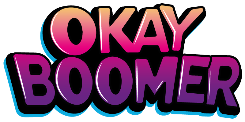 Okay boomer laptop vinyl skin - TenStickers