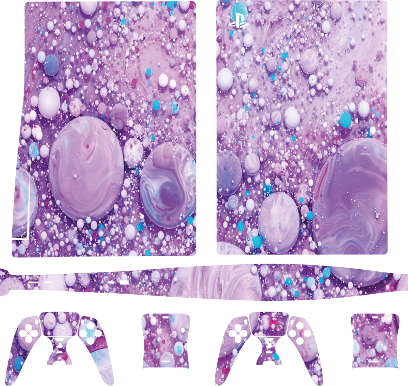 動物シール宇宙バブルパターン - TENSTICKERS