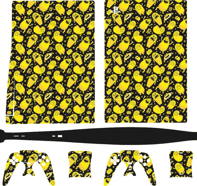 動物 シール 明るい黄色の生き物 - TENSTICKERS