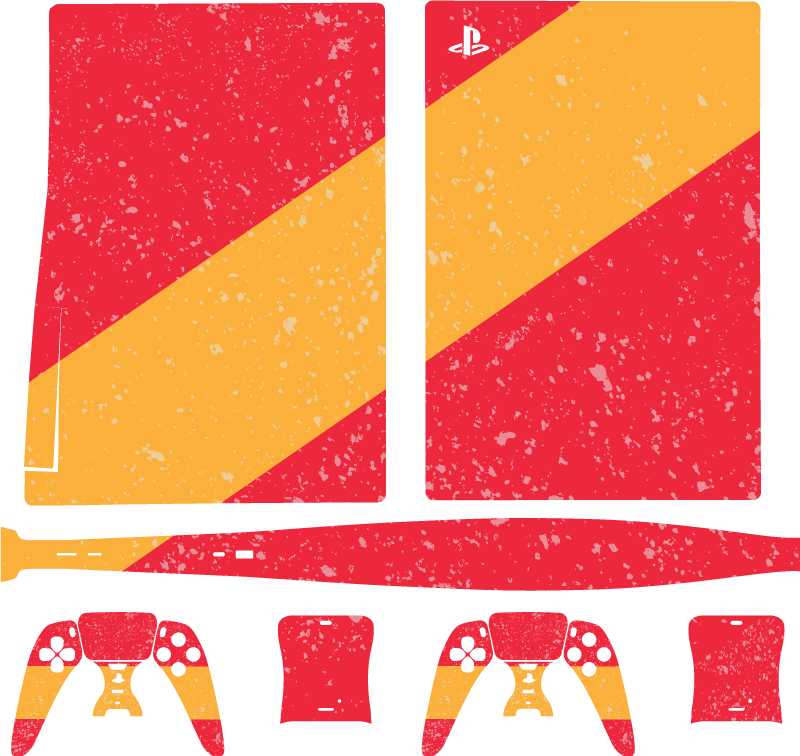 Skin PS5 Bandera española - TenVinilo