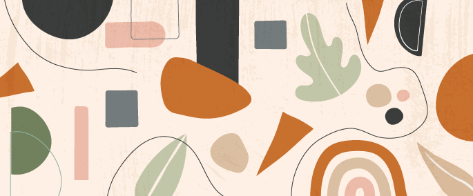 Minimalistic light colors furniture sticker - TenStickers