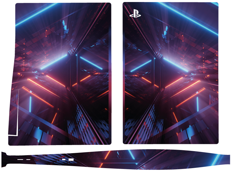 Skin PS5 Triangular geométrico fresco - TenVinilo