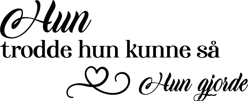 Hun trodde så hun kunne sitere wallstickers - Tenstickers