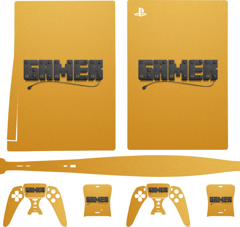 Gamer PS5 skin wrap sticker - TenStickers
