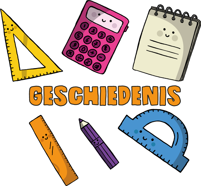 Sticker ludique pack de rentrée scolaire - TenStickers