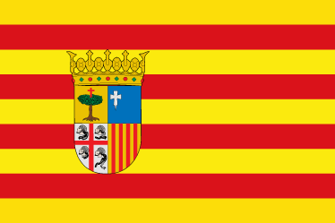 Wandtattoo Flagge Aragon - TenStickers