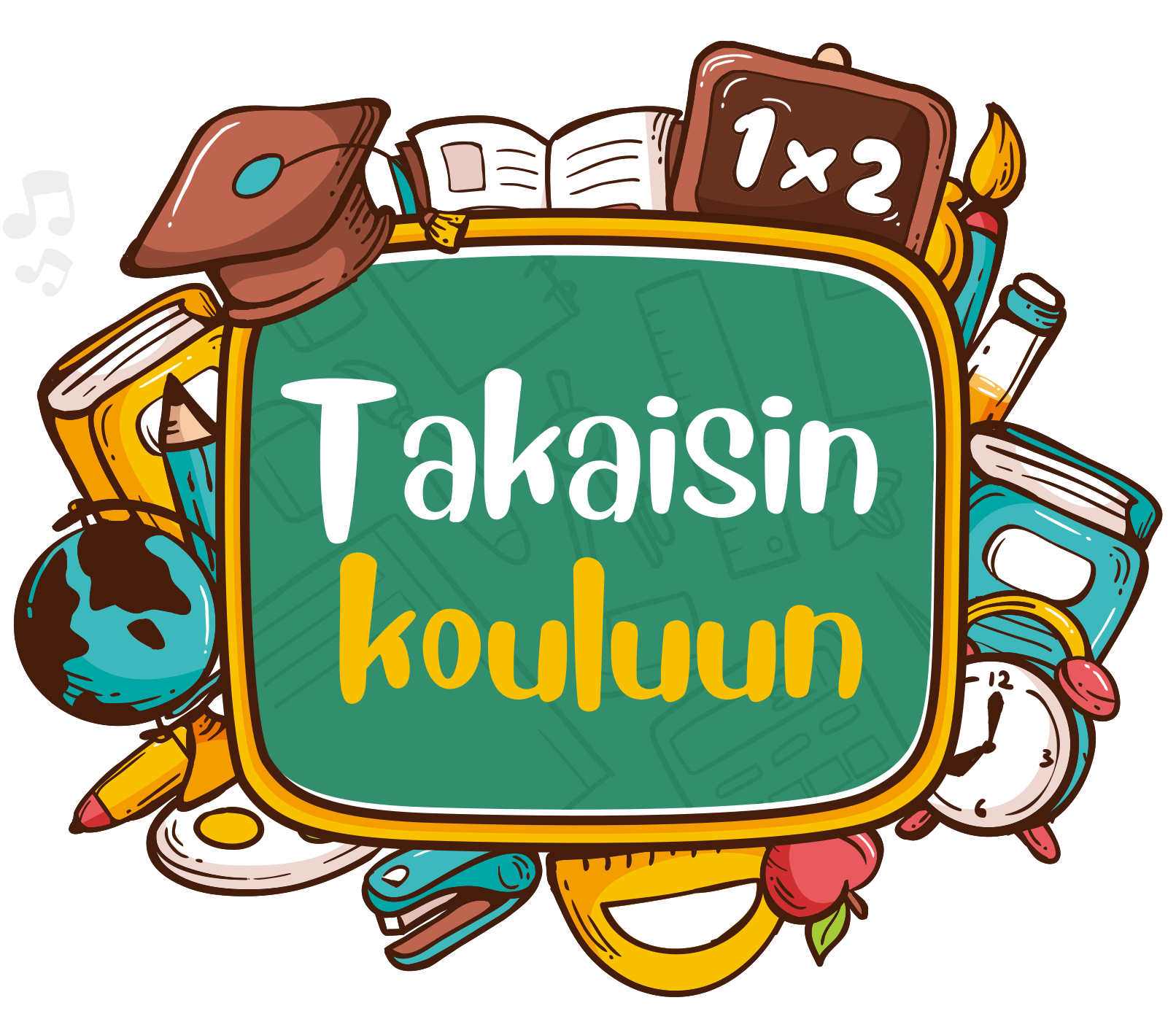 Vintage takaisin kouluun fi tarroja näyteikkunoihin - Tenstickers