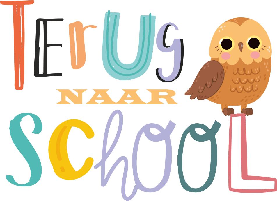 Back to school owl window  decal - TenStickers
