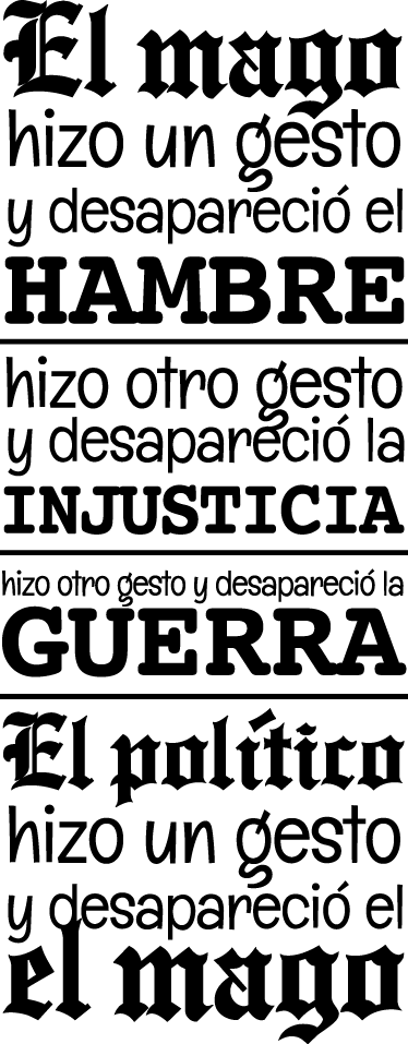 Vinilo decorativo el mago y el politico - TenVinilo