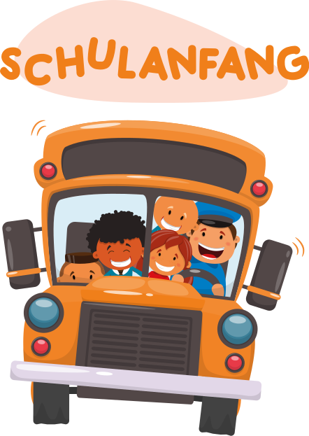 Schaufenster Klebefolie Zurück zur schule mit dem bus - TenStickers