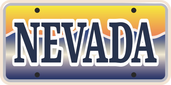 Vintage δέρμα αυτοκόλλητο με αυτοκόλλητο Νεβάδα - TenStickers