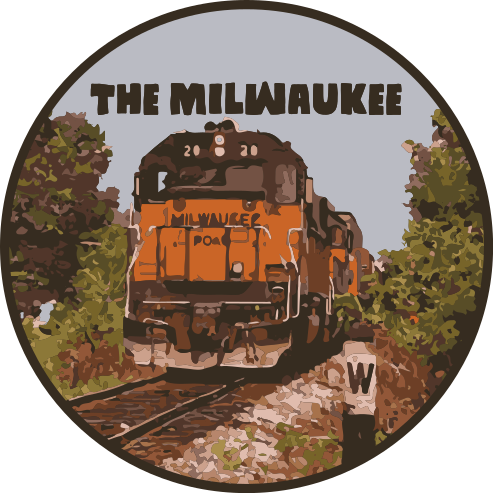 Naklejka na laptopa Pociąg drogowy milwaukee - TenStickers