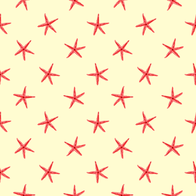 Starfish on fine sand furniture decal - TenStickers