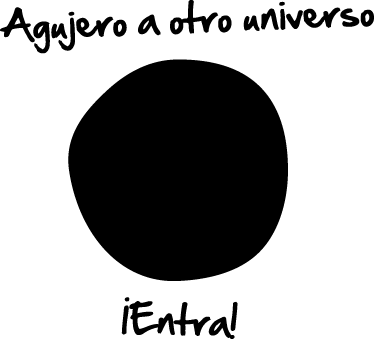 Vinilo decorativo agujero universo - TenVinilo