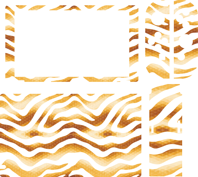 Autocolant nintendo auriu cu imprimeu animal - TenStickers