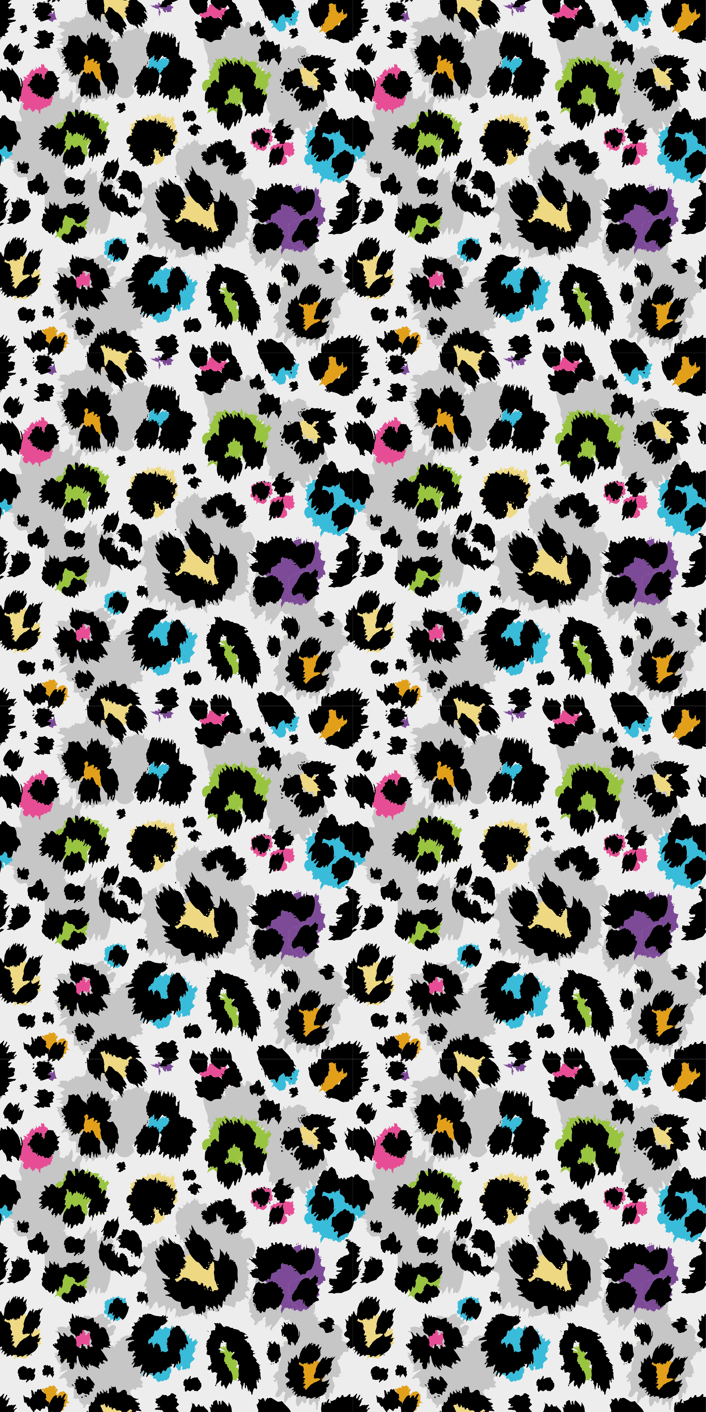 Vinilo para puerta Manchas de colores sobre fondo blanco - TenVinilo