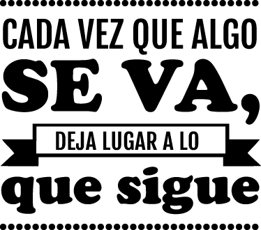 Vinilo decorativo se va Bucay - TenVinilo