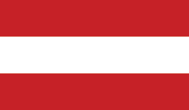 Österreich Flagge Aufkleber - TenStickers