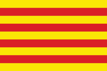 Vinilo decorativo bandera Catalunya - TenVinilo