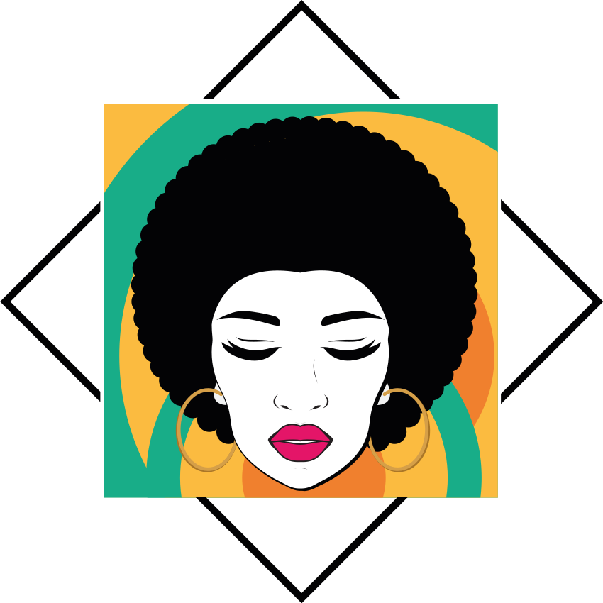 70s artistic urban woman urban decal - TenStickers