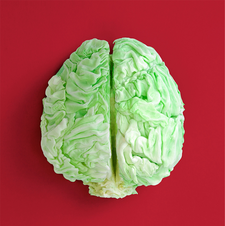 Salată cu aspect de autocolant pentru creier - TenStickers