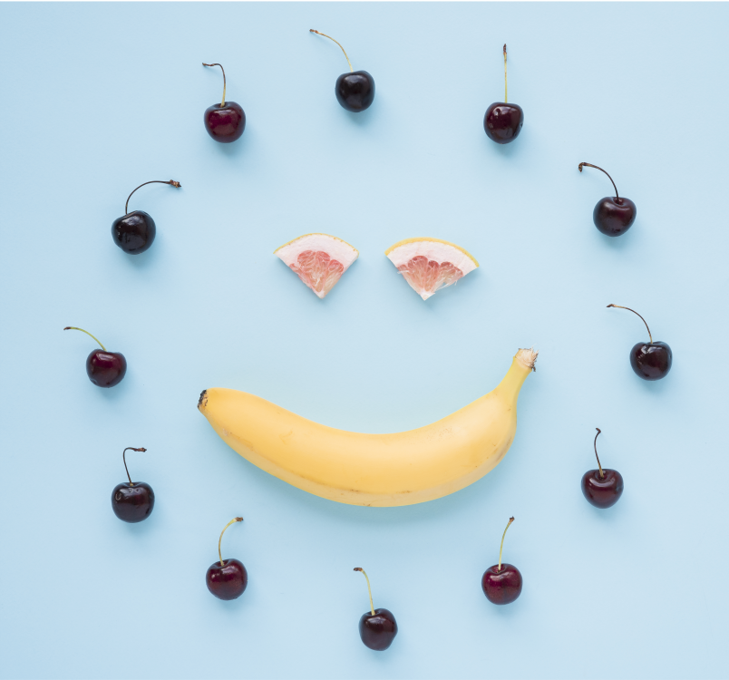 Morsomt ansikt kjøkken vegg vinyl klistremerke - Tenstickers