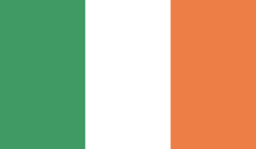 アイルランド国旗ステッカー Tenstickers