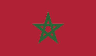 Adesivo murale bandiera Marocco - TenStickers