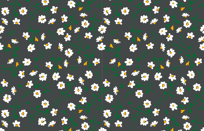 Papatya çiçeği gri arka plan çiçek etiket - TenStickers