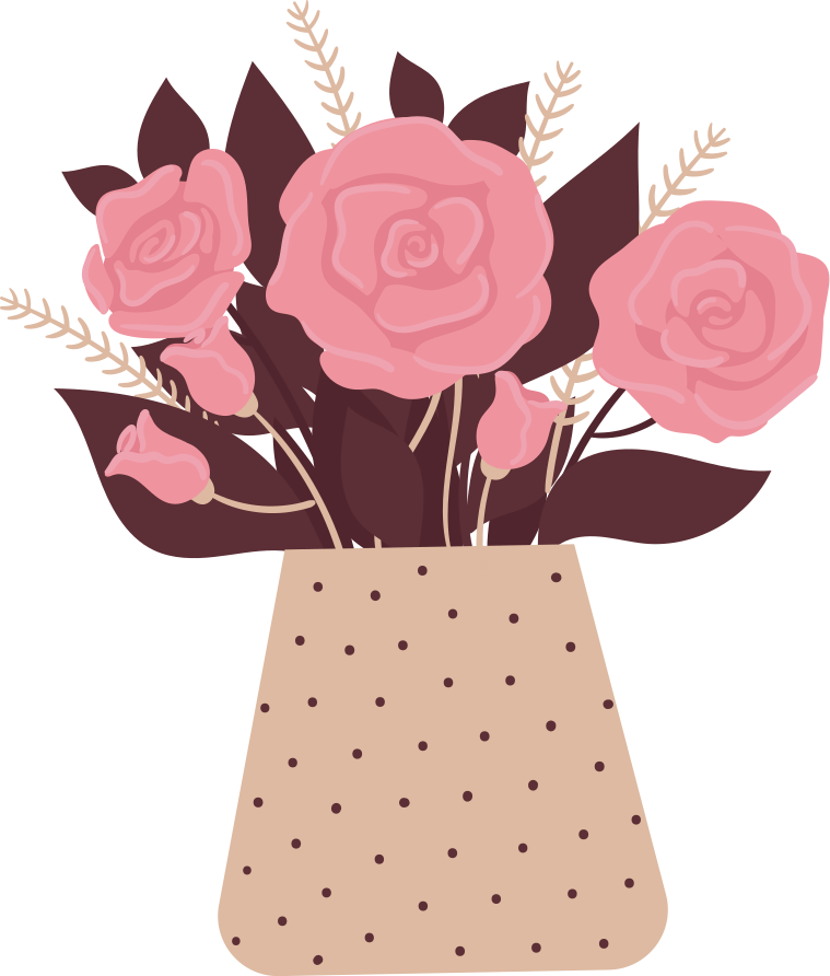 Wandtattoo Blume Schöne nelken - TenStickers