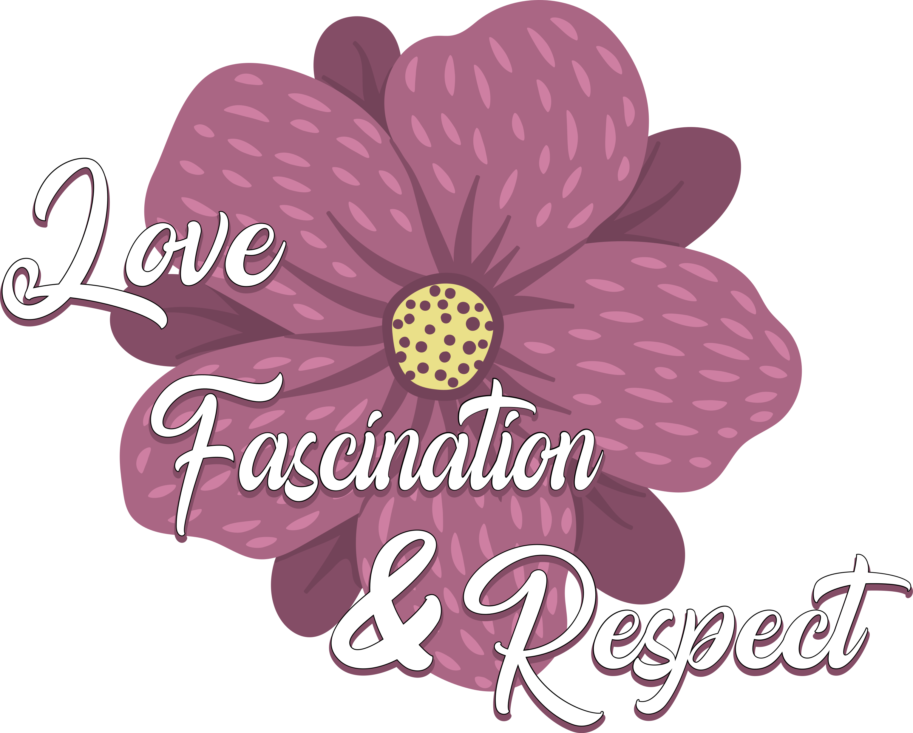 Naklejka na ścianę kwiaty Miłość, szacunek goździkowy - TenStickers