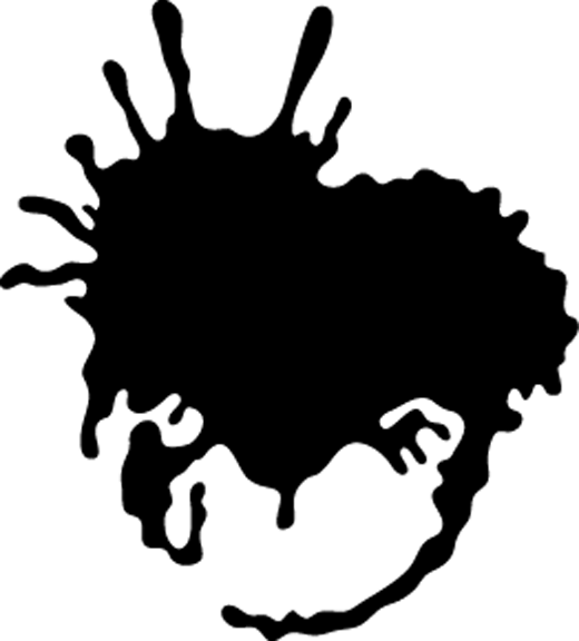 현대 미술 추상 스플래시 추상 벽 스티커 - TenStickers