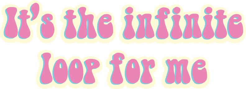 Autocolante para PC é o loop infinito para mim - TenStickers