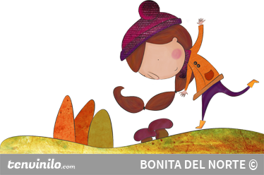 秋天的女孩贴纸 - TenStickers