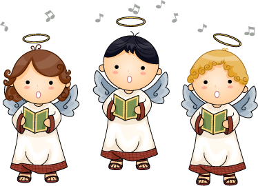 天使の聖歌隊の子供のステッカー Tenstickers